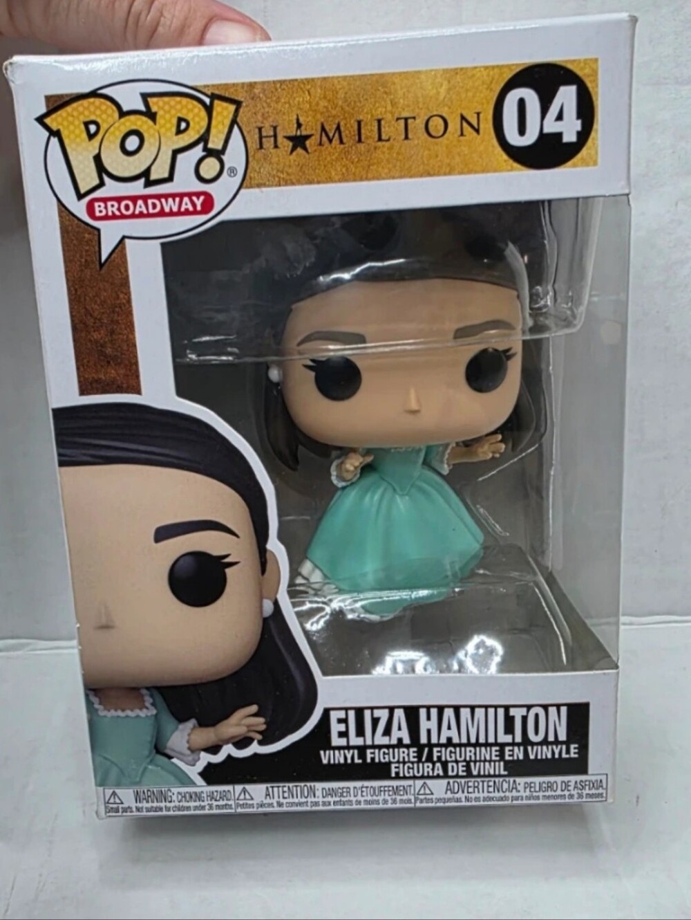 Funko Broadway Eliza Hamilton Vinyl Figure - Teal Dress 04